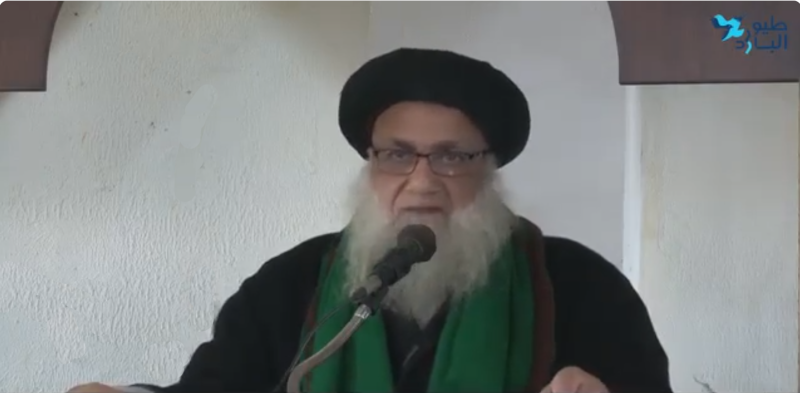 خطبة الجمعة  للشيخ  حسين الجابر من مسجد فلسطين - مخيم نهر البارد 26-1-2024